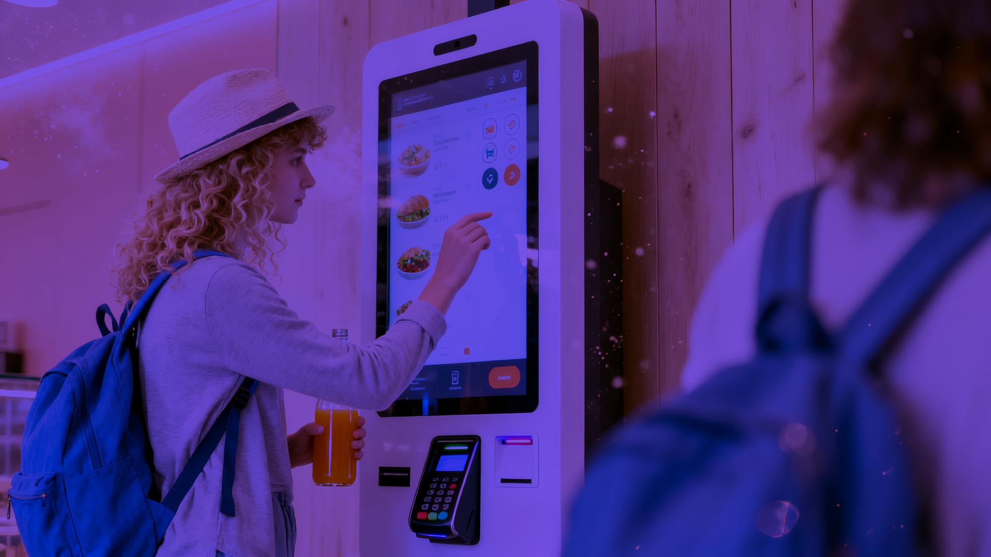 Self Ordering Kiosk Rectangular Image